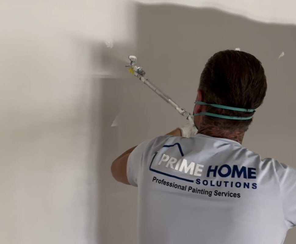 Airless Spray Painting Marbella Living room