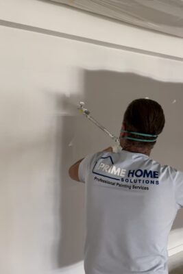 Airless Spray Painting Marbella Living room